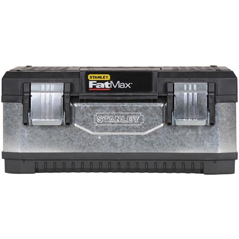 fatmax 20 in. metal and plastic tool box|stanley fatmax 28 inch toolbox.